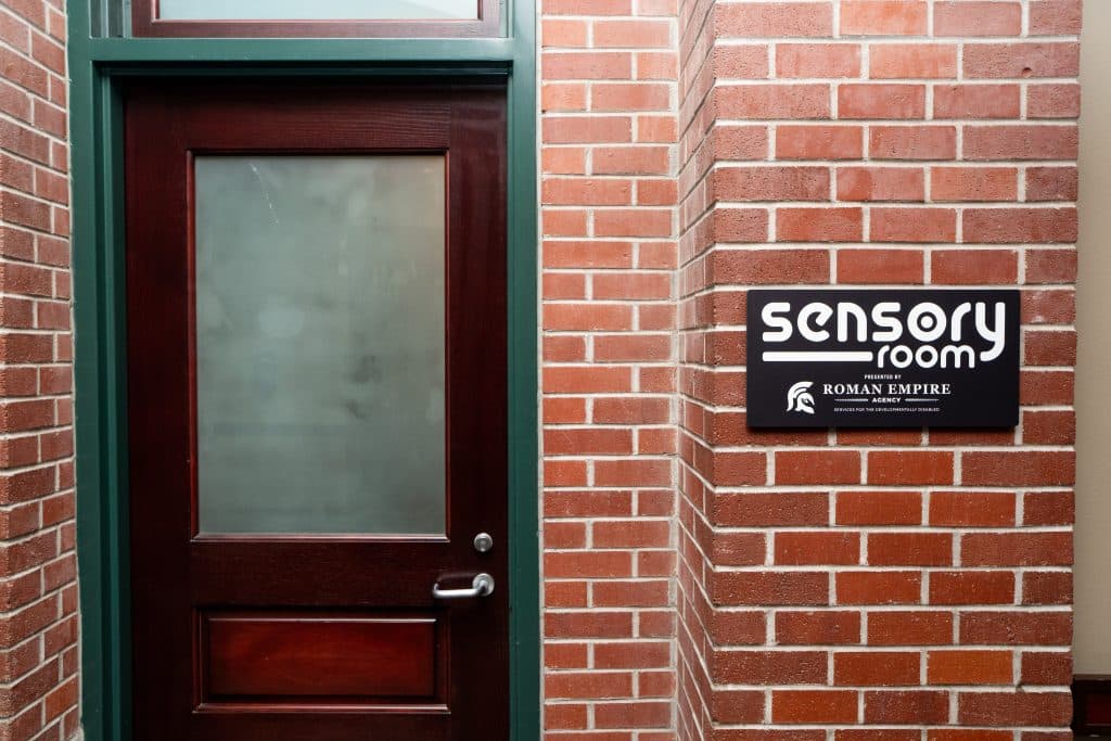 entrance to sensory room
